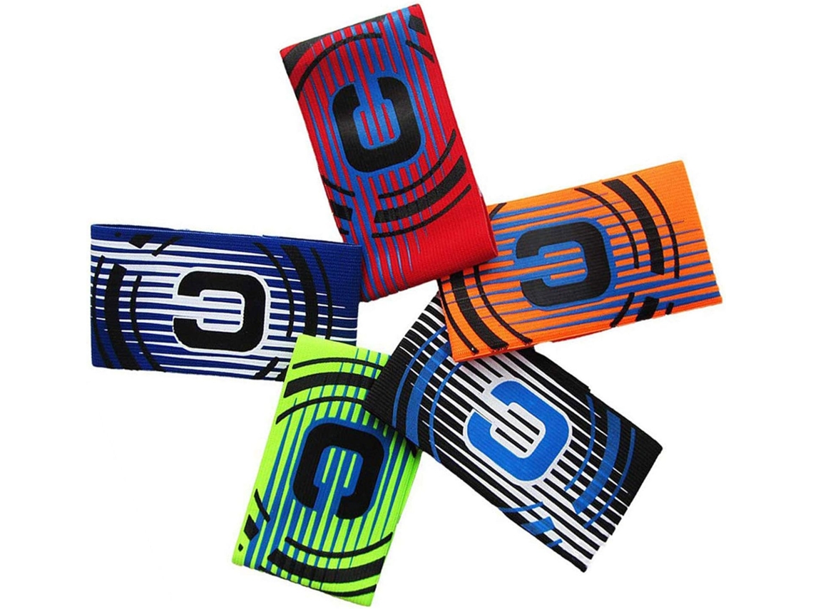 Proteção Corporal Mangas para Correção Do Corpo 5 Peças Vermelho Azul Preto Verde Fluorescente e Laranja