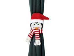 Cortina Infantil de Natal com Pinguim LAXISCREED