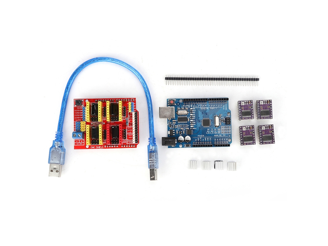 Placa De Expansão Kit Módulo Para Máquina Cnc V3 Para Fresadora Com Controlador De Motor De Passo A Passo