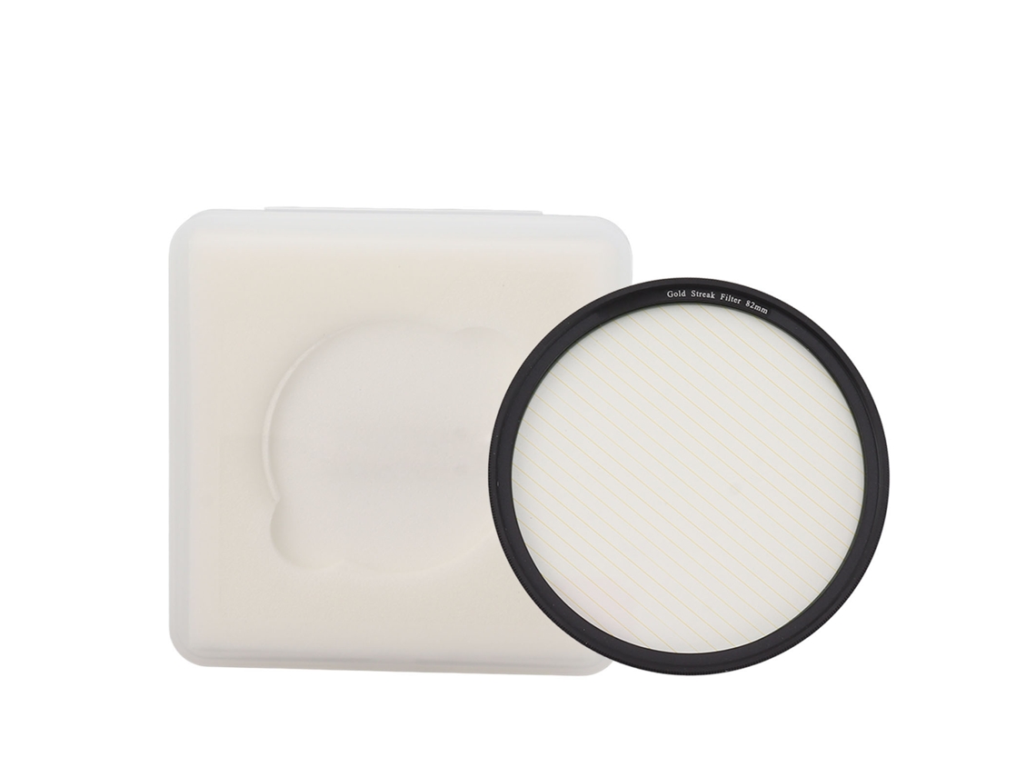 Filtro De Rayo Dorado Efecto Light Flare Filtro De Cristal Óptico Para Lente De Cámara Con Estuche 82mm