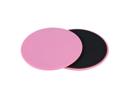 Ycnm-2 Discos Deslizantes Abs Fitness Rosa
