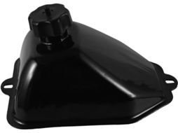 Tanque De Combustível Metálico Preto De 3 Litros Para Quadriciclos E Motocicletas De 50cc - Design À Prova De Vazamentos