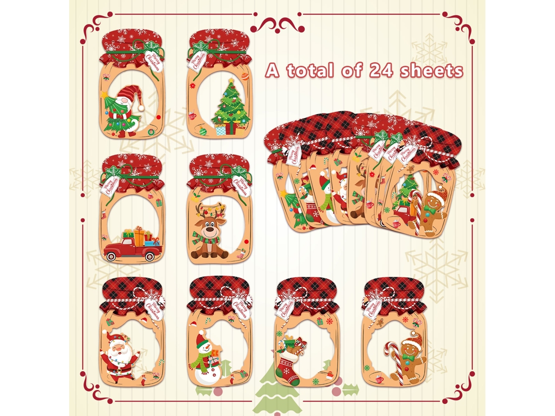 Aqui Estão Alguns Cartões De Natal Feitos À Mão! Cartões Infantis Feitos Em Potes De Vidro São Perfeitos Para Trocas De Presentes Aquaforge
