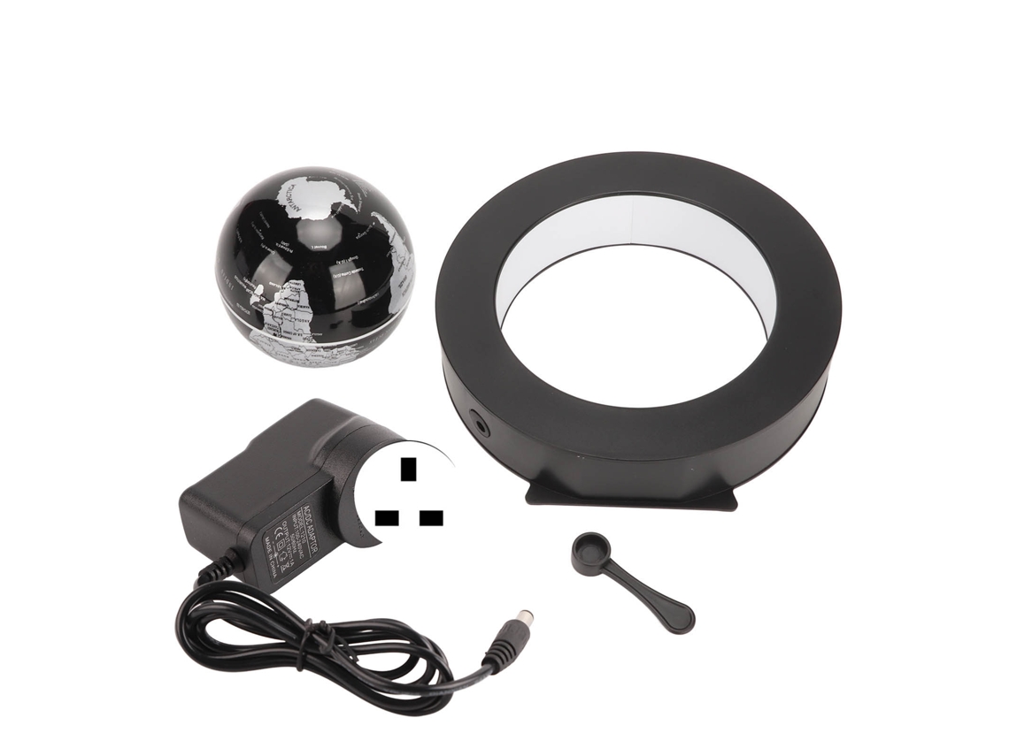 Globo De Levitação Magnética Com Luz Led Mapa Mundial Ornamental Para Escritório E Lar Uk 100‑240v