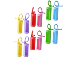 De 12 Capas De Silicone Antiderrapantes Para Frascos De Óleos Essenciais.