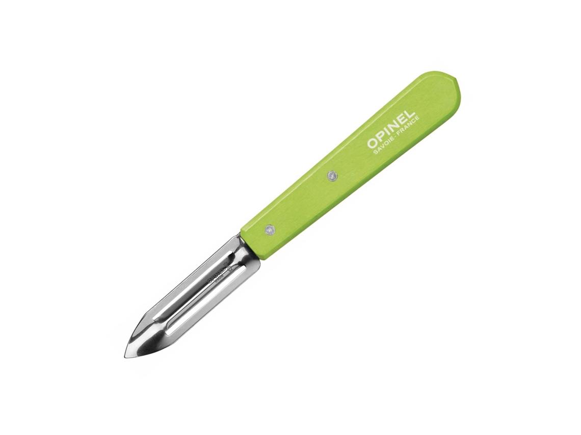 Opinel Peeler - No 115 Les Essentiels - Apple Green - Kitchen Vegetable Peeler