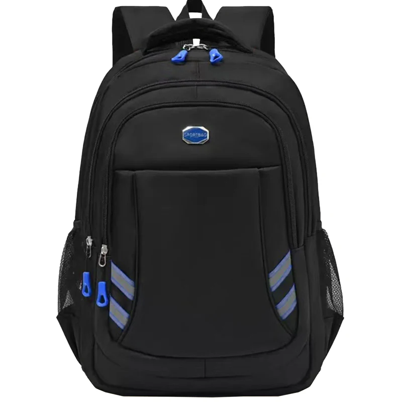 (bj6897 Azul) Mochila Casual Multifuncional Multicolorida Com Vários Compartimentos, Elegante E Prática.