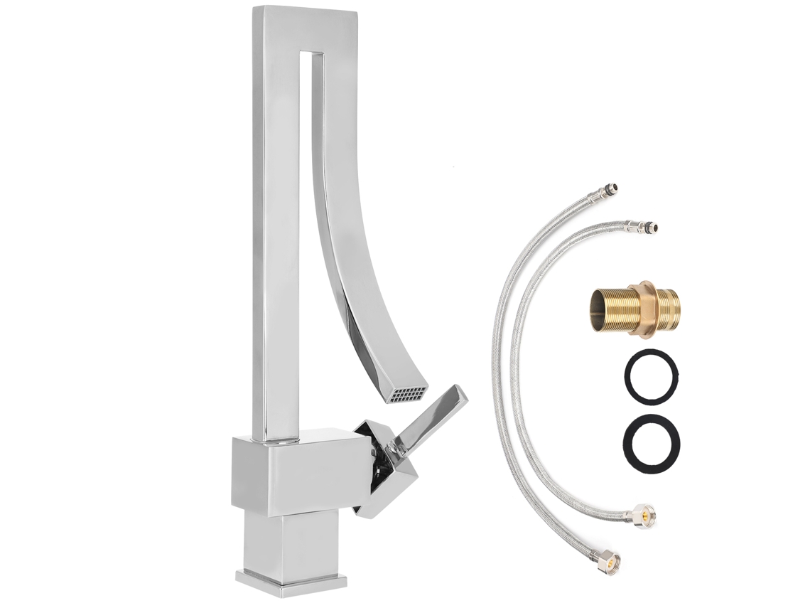 Grifo Pia Bica Cascata G1/2 Hot Cold Brushed