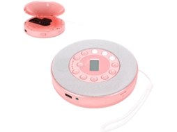 Leitor Cd Portátil Licaevey, Reprodutor De Música De Recarregável Anti-pulos De 2000 Mah Com Alto-falante