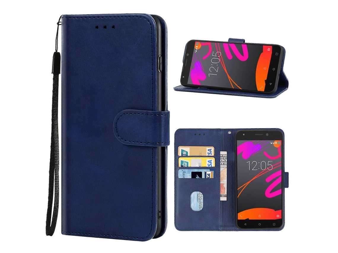 Capa De Couro Para Celular Bq Aquaris M5