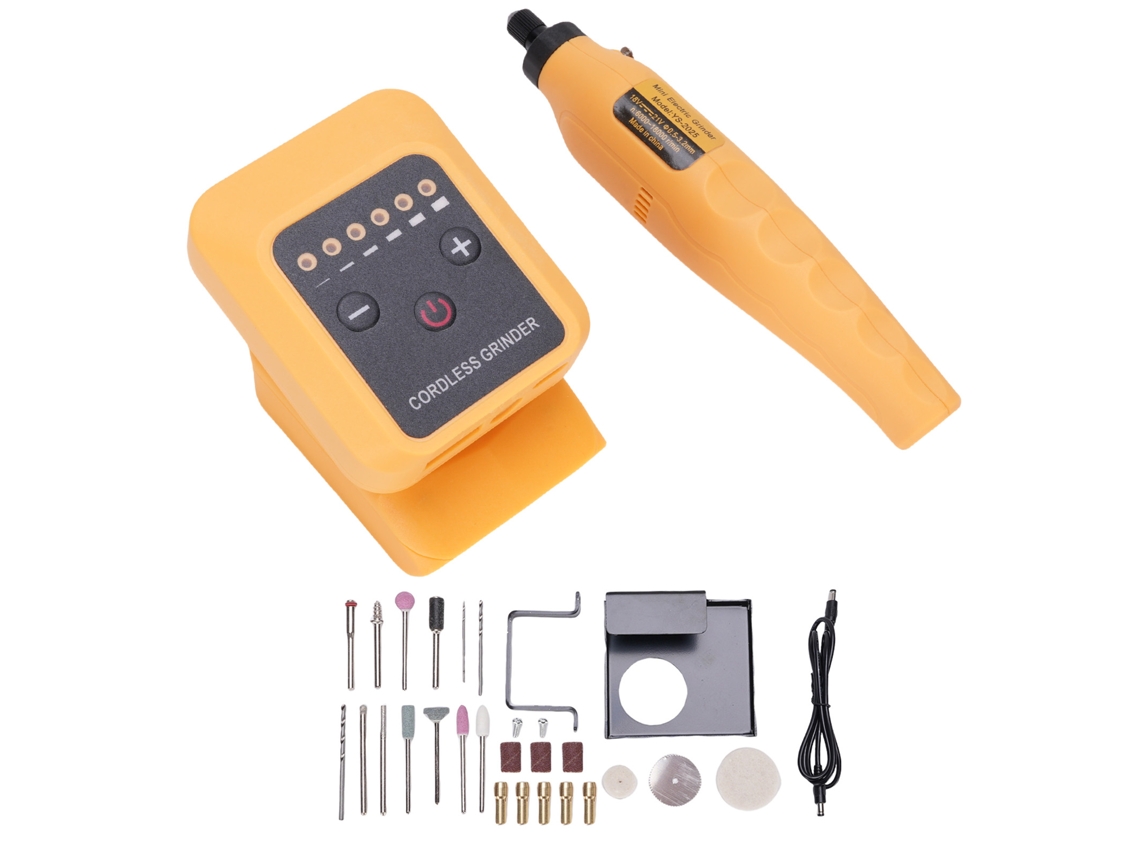 Mini-retificador Dewalt 20V para baterias de íon de lítio (compatível com baterias de íon de lítio de 20V, com 6 velocidades ajustáveis)