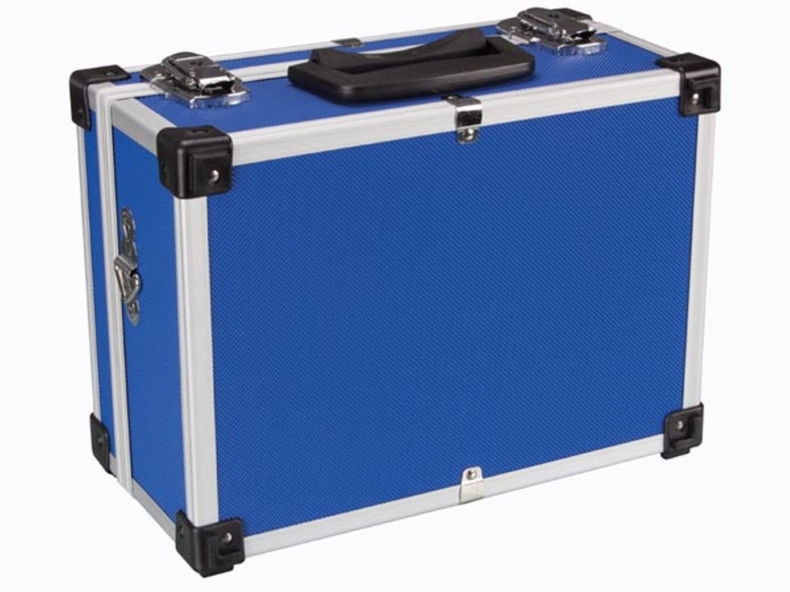 Maleta De Ferramentas Em Alumínio 320 X 230 X 155 Mm 11,4 L Azul Velleman