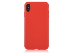 Capa Protetora Série de Cores Suaves Iphone Xs Max Capa Protetora Vermelha EOOCOO (slim e Anti impacto)