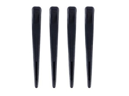 Conjunto de grampos de cabelo super forte dobradiça 4 unidades Wad Professional Beauty