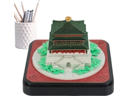 Bloco De Notas– Calendário De Mesa Criativo Em Papel Entalhado, Torre Do Relógio,, 190 Folhas De Arte
