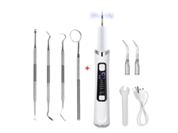 Scanner Dental Ultrassônico Elétrico com 5 Modos, Remoção de Tártaro e Incrustações. MDUG (kit)