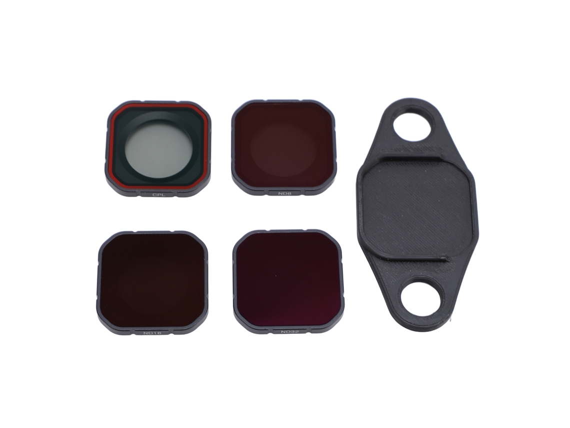 Conjunto De Filtros Nd Cpl Para Câmera De Ação Pro 2: Polarizador Cpl, Nd8, Nd16, Nd32 Com Caixa De Armazenamento