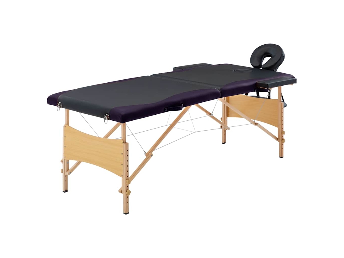 Massage Table, Massage Tables Vidaxl Preto Madeira