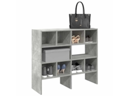 Vidaxl Sapateiras 2 Pcs Empilháveis 89,5x30x40 Cm Cinzento Cimento
