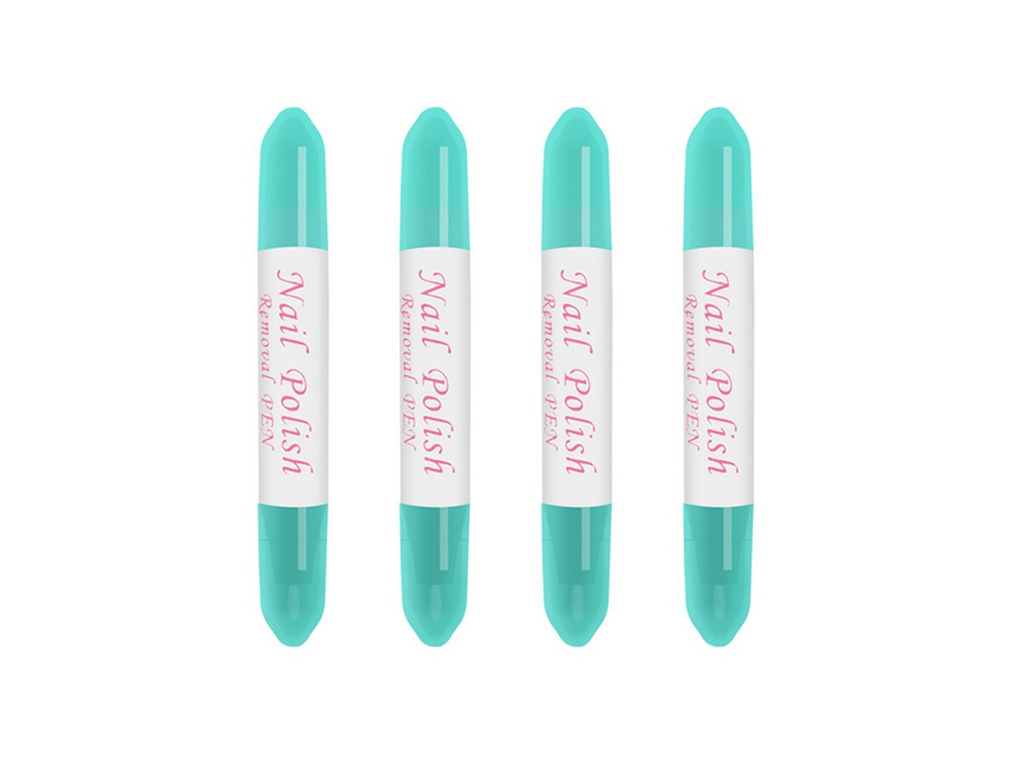 Caneta Corretora Removedora De Esmalte Caneta Escultura Artística Para Unhas Com Duas Pontas Azul ZMDECQNA 4 Un
