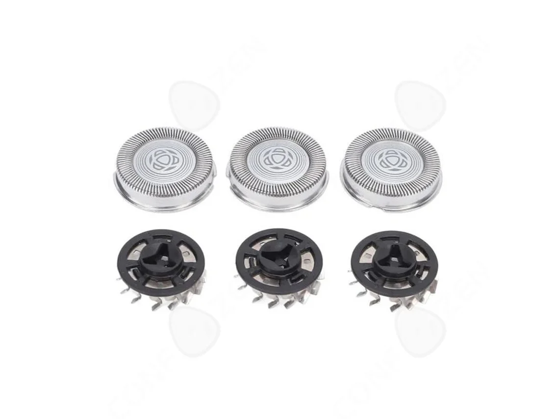 Cabeça De Barbear 3pcs Cabeça De Barbear Para Philips Compatível Com Os Barbeadores Series 1000 2000 3000 E 4000 3pcs Lâmina De Barbear Confozen