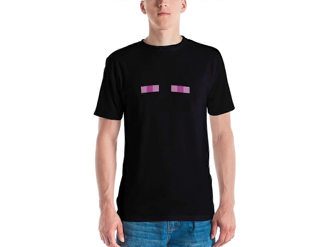Minecraft Enderman Eyes Unisex Short Sleeve T-shirt Unisex Best Sellers Size:xxl