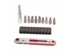 Conjunto de Bits de Chave Ratchet Ajustável 2 Vias 1/4in