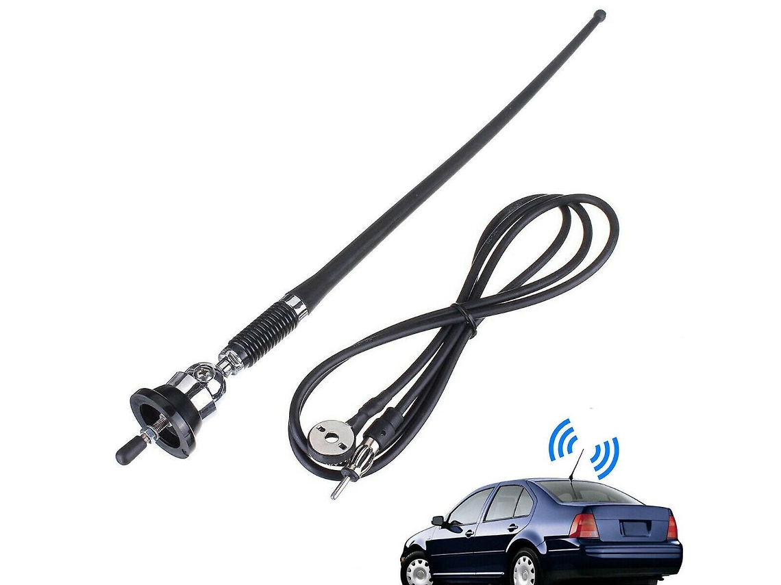 Lurelia Antena De Rádio Para Carro, Compatível Com A Maioria Dos Carros Antena De 16 Polegadas E Cabo De Extensão De Antena De, Universal