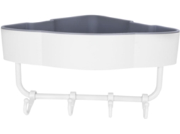 Organizador De Canto Triangular Para Banheiro Anneome, Sem Furos, Com Armazenamento Versátil E Ideal Para Cantos