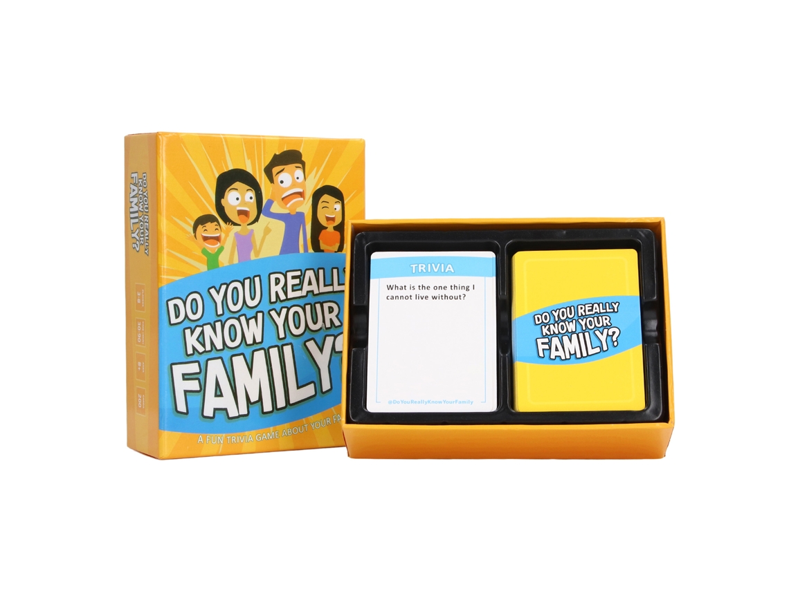 Walshlxq jogo de Cartas Familiar para Aliviar o Estresse Jogo de Mesa Divertido para Festa Familiar e Lazer em Casa
