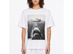 Rockinstone Jaws Movie Marco Polo White Adult T-shirt Size:s