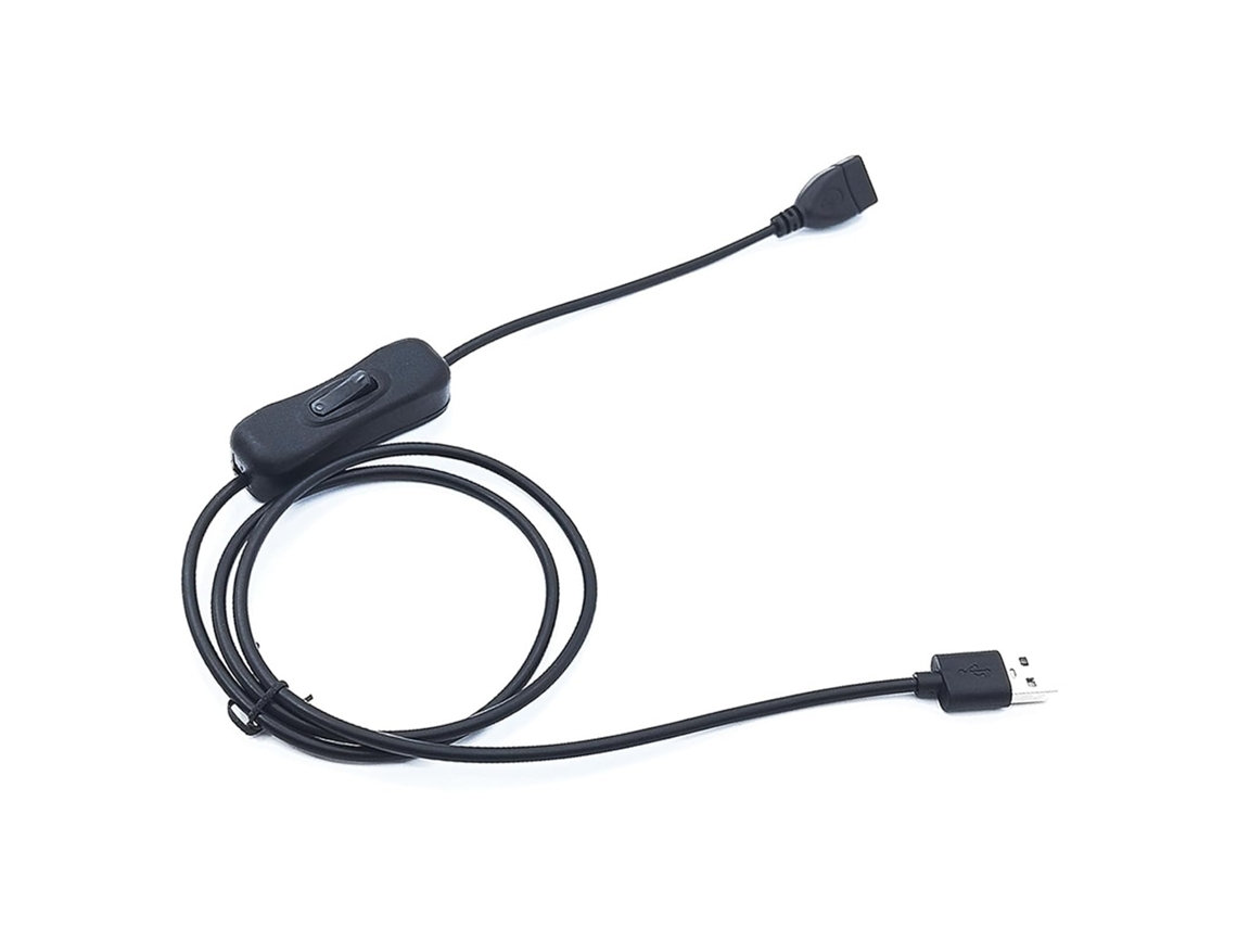 Extensor De Cabo Usb Flexível Com Interruptor Liga Desliga Para Conector Doméstico Durável