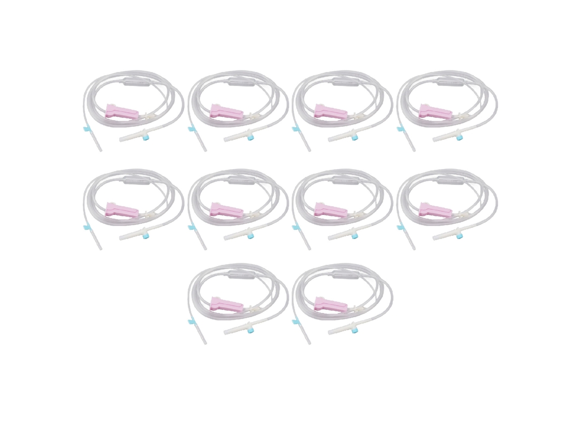 10pcs conjunto de infusão veterinária descartável com tubo flexível | S/MARCA