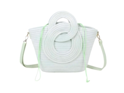 Bolsa Mão Cabas Trançada Estilo Boho com Pegas Sculpipas GALLANTRY
