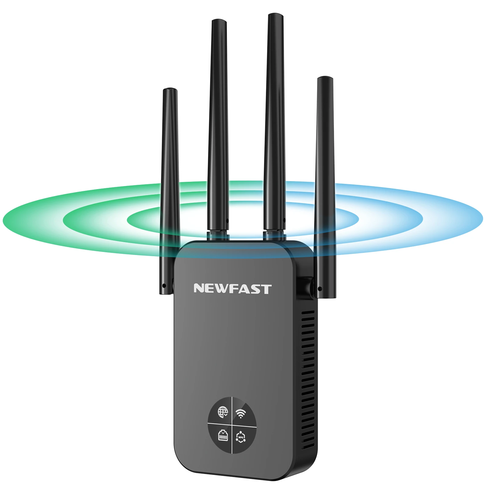 Repetidor Wi-Fi (750m 6dBi) Extensor de Alcance, Amplificador de Sinal, Amplificador de Antena