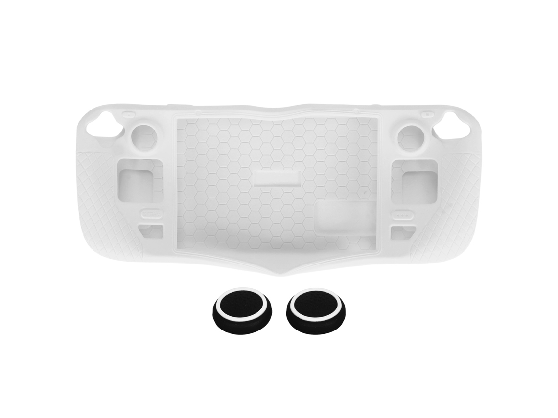 Capa Protetora de Silicone Espessa e Resistente a Impactos para Console de Jogos Steam Deck, na Cor Bege CHABERLU