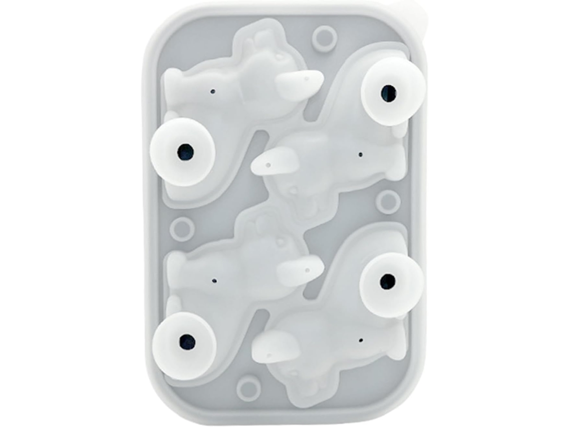 Forma De Gelo Para Freezer | Forma De Gelo Com 4 Cavidades Em Formato De Gato E Cachorro | Forma De Gokoco