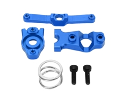 Mali conjunto de Direção em Liga de Alumínio para Carros Rc Traxxas e Revo Vxl Summit 1/16 Peças de Upgrade Azul