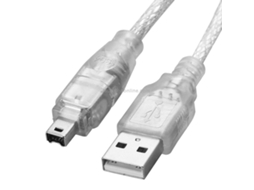 Cabo Usb 2.0 Macho Para Firewire Ieee 1394 4 Pinos Macho Ilink, Comprimento: 1,2m.