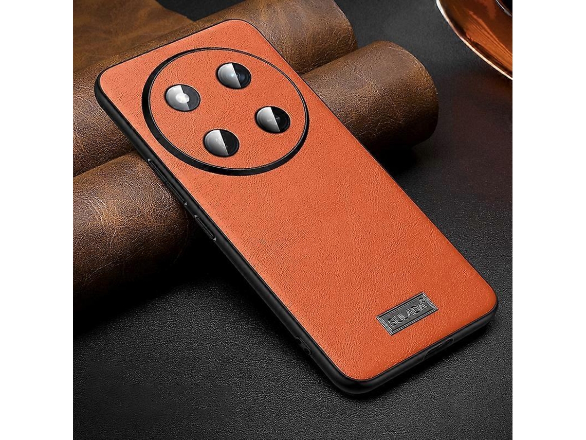 Capa De Celular Sulada À Prova De Choque, Híbrida De Tpu E Couro, Feita À Mão, Para Honor X60 Pro