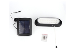 Luminária de parede solar LED à prova d'água 2026 para uso externo, jardim, pátio e casa de campo com cabo desconectável