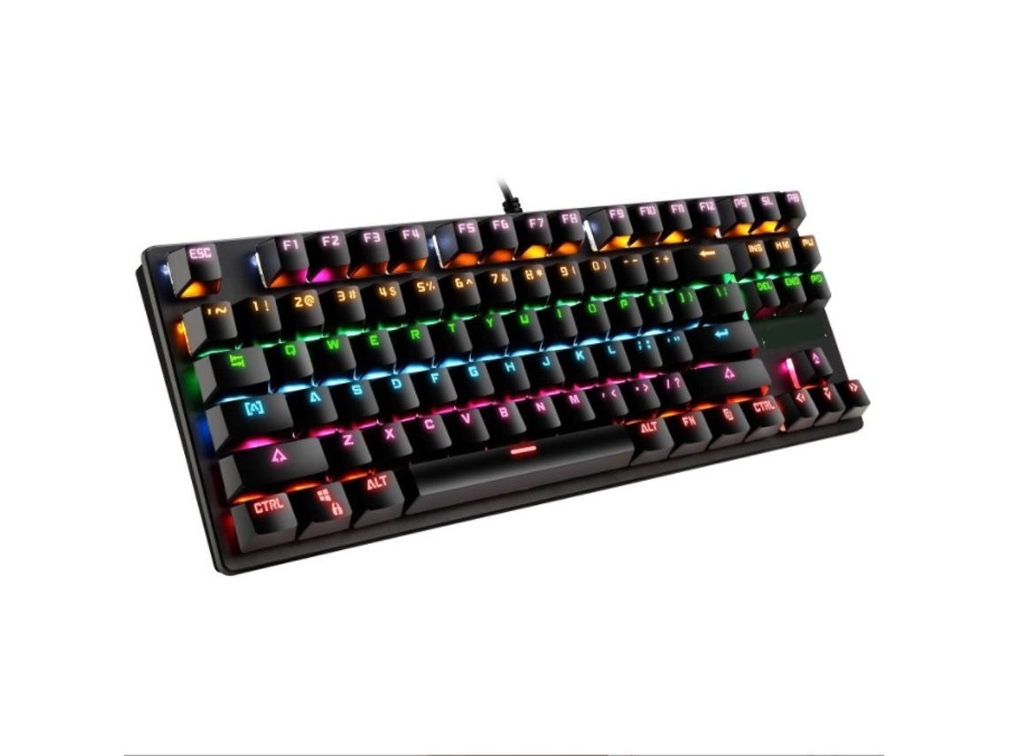 Lurelia Teclado Mecânico, Led, Compacto, Cor Vermelha