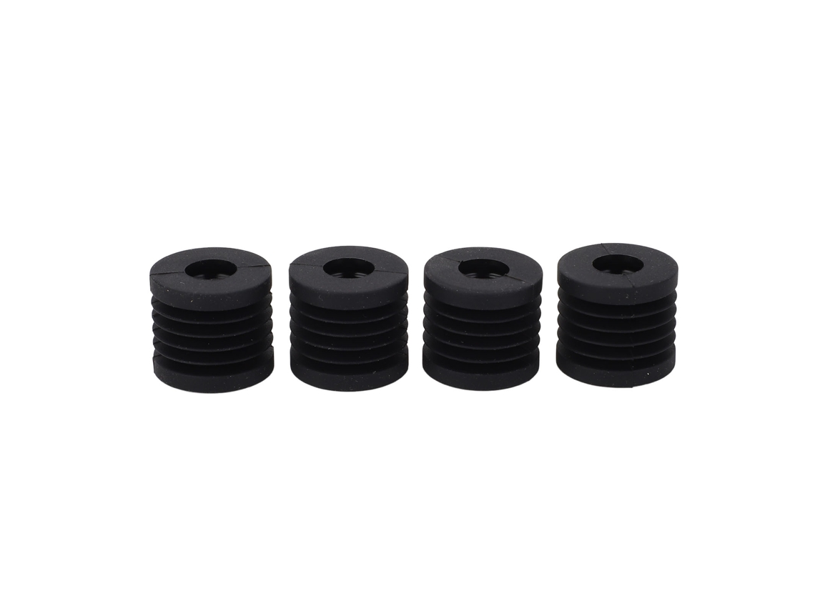 4 Peças De Solas Antivibração De Impressora Com Absorção De Impactos Em Borracha Para Impressora 3d Bambu Lab X1 X1c P1p P1s