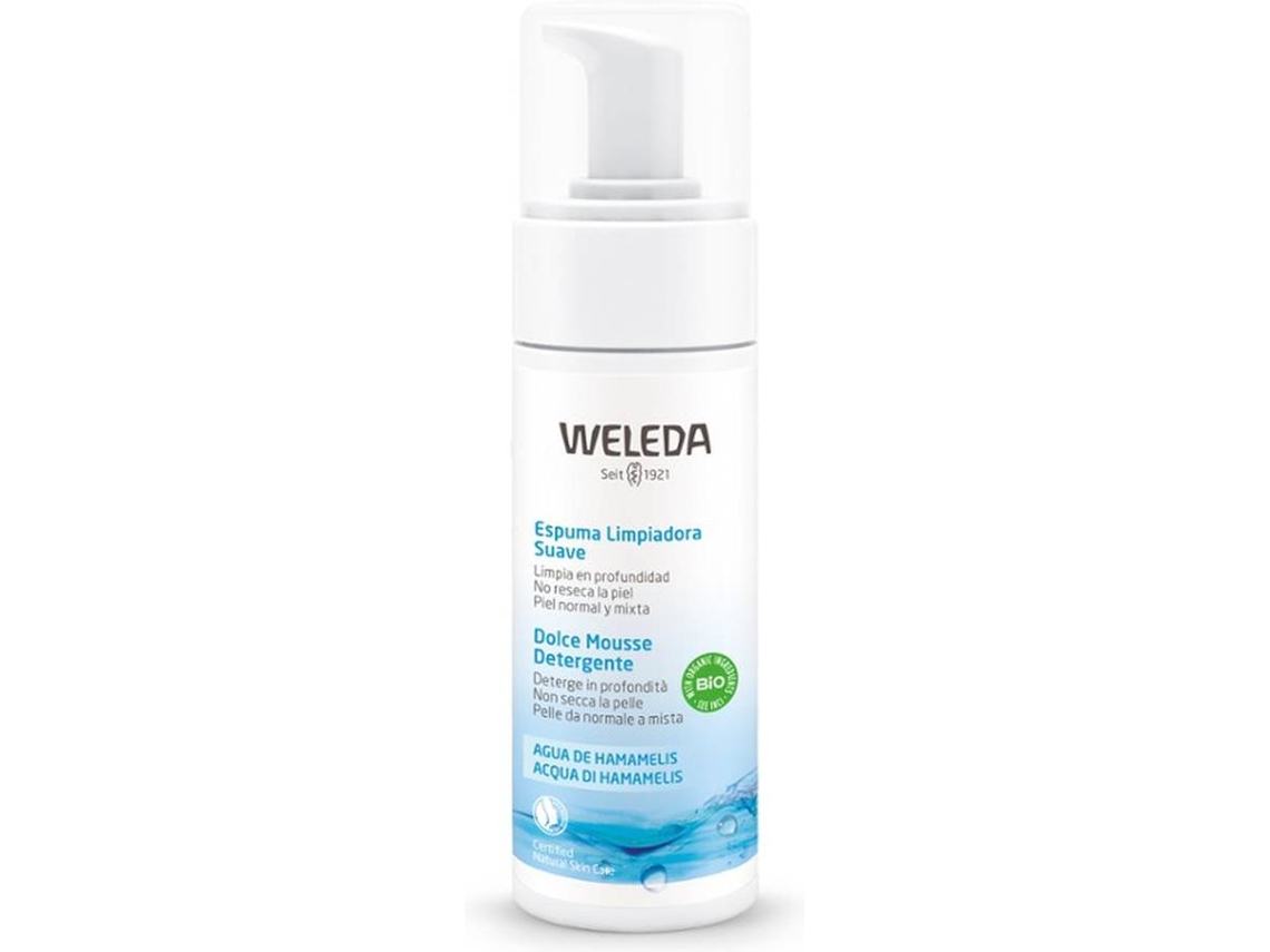 Espuma de Limpeza WELEDA Douce Faces Amande Et Mauve (150 ml)