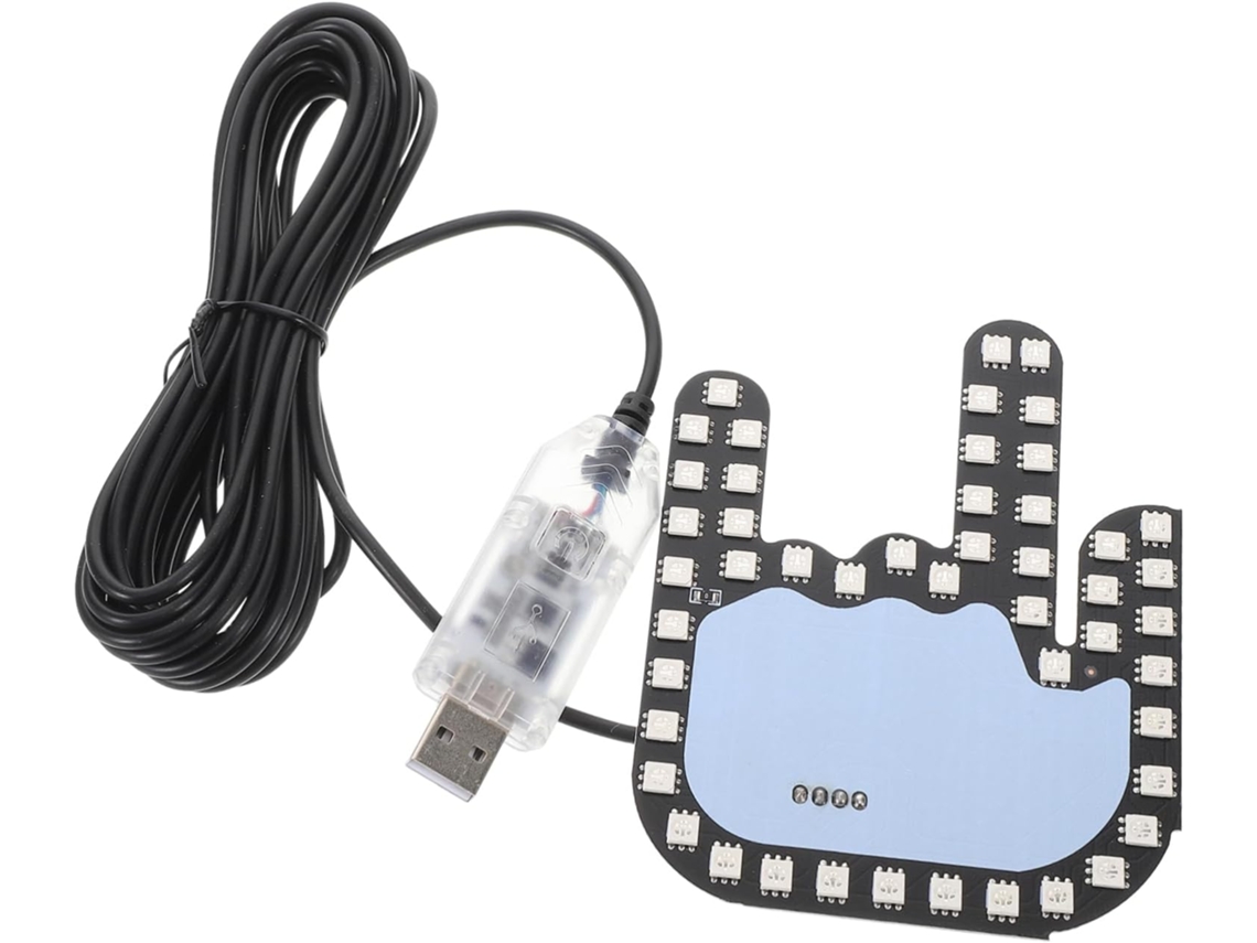 Luz Led Multifuncional Zerodeko Para Carro Em Pvc Com Controle Remoto, Maior Segurança Para Uma Condução Segura E
