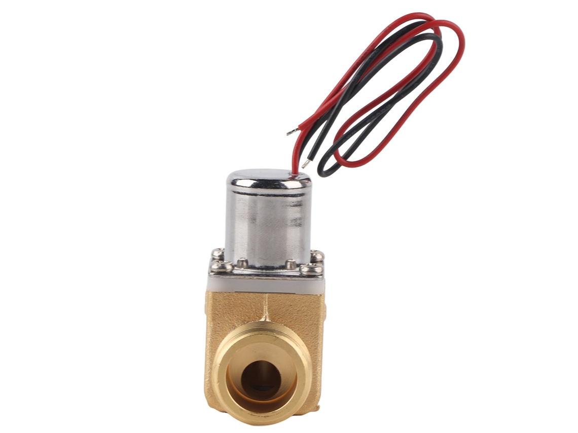 Válvula Solenóide de Latão 4.5V CC 1/2" | S/MARCA