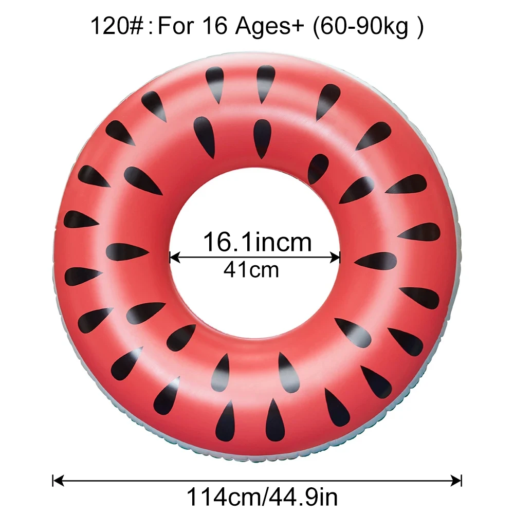 (melancia 120) Boia Inflável Em Formato De Melancia Para Adultos, Ideal Para Festas, Lagos, Praias E Outras Ocasiões.