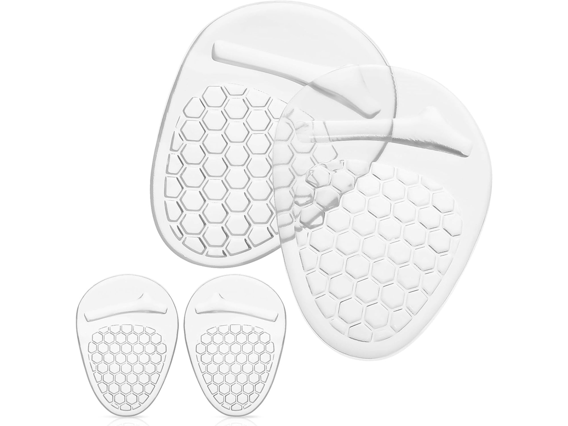 Partykindom 2-pares De Protetores Metatarsais Para Sapatos Salto Alto, Almofadas De Silicone Para Os Pés Com Adesivo
