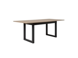 Mesa de jantar extensível - carvalho sonoma e antracite - 160-200 cm - DENVER AUCUNE