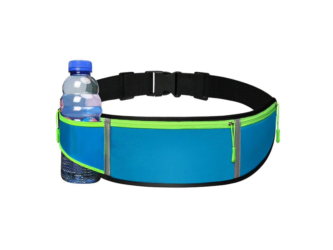 Bolsa de Cintura com Garrafa de Água Azul Celeste BRILVIBERA